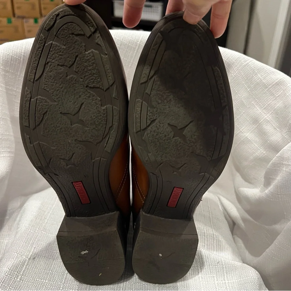 Pikolinos Malaga W6W Leather Bootie Brandy Ankle Boots EU 42/US 11 11.5 EUC Shoe - Picture 8 of 14